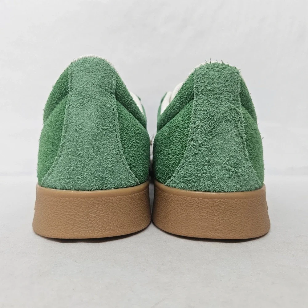 Adidas VL Court‎ 2.0 Casual Sneakers JH5077 Green Suede Gum Sole Men Size 8